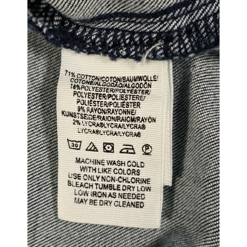 Free People Jeans Womens 30 Blue Denim‎ High Rise Tie Closure Stretch 30